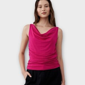 Banana Republic Shirred Sleeveless Top